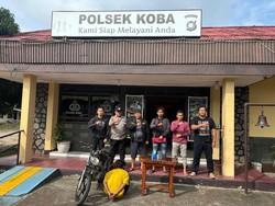 Pencuri Yamaha Vixion di Bangka Tengah Terciduk dalam Persembunyiannya