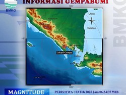 Gempa Bumi M 3,6 Guncang Tanggamus, BMKG: Jenis Gempa Dangkal