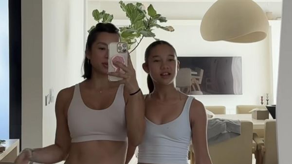 7 Foto Jennifer Bachdim Olahraga Bareng Putrinya, Ibu-Anak Goals