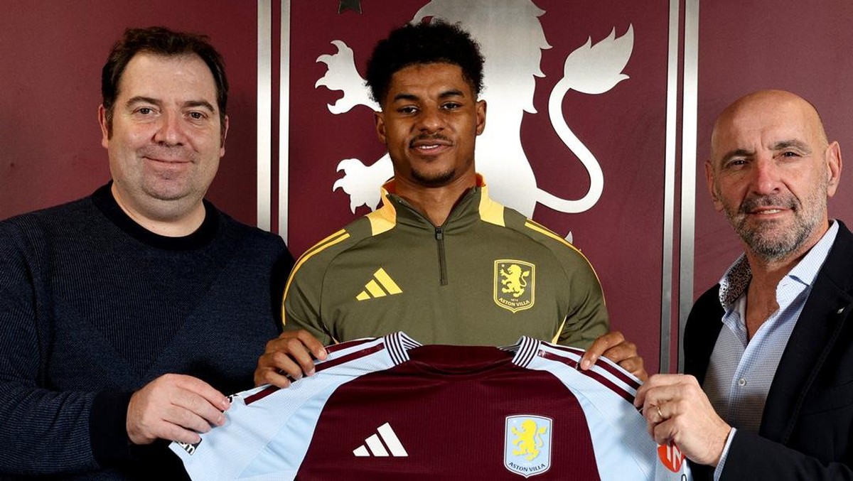 Marcus Rashford. Foto: X @AVFCOfficial