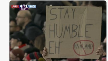 Man City Dihajar Arsenal, Haaland Dihantam Meme Stay Humble