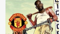 Bintang Crystal Palace, Jean-Phillipe Mateta, jadi momok MU dengan dua golnya. (Foto: Twitter)