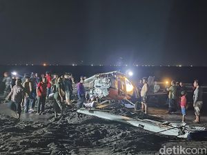 Pesawat Latih yang Jatuh di Banyuwangi Dievakuasi dengan Cara Mutilasi