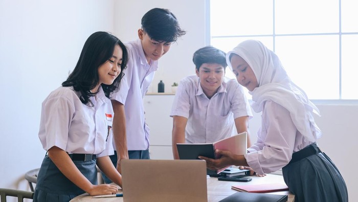 Ilustrasi siswa sma Ilustrasi siswa sma