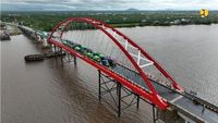 Jembatan Penghubung RI-Malaysia Rp 479 M Rampung