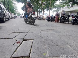 Telan Anggaran Rp 5,2 M, Jalan Braga Cimahi Rusak Lagi