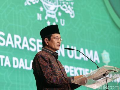 Menag, Mendikdasmen dan Mensos Hadiri Sarasehan Ulama NU