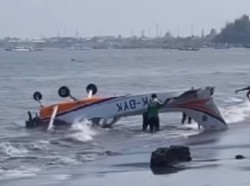 Nelayan Sebut Pesawat Sempat Terombang-ambing di Perairan Gumuk Kantong