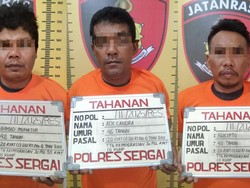 Polisi Cegat Kapal Bawa 25 PMI Ilegal dari Malaysia di Sergai