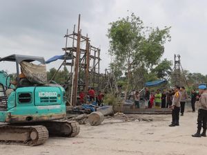 Petugas Gabungan Tertibkan Tambang Timah Ilegal di Bangka Tengah