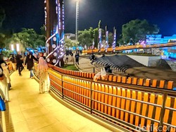 Wajah Baru Alun-alun Ciamis yang Cantik dan Estetik