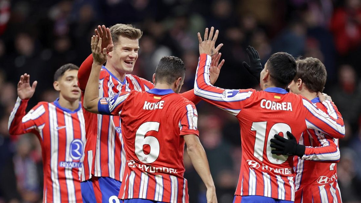 Atletico Madrid menang 5-0 atas Getafe dan maju ke semifinal Copa del Rey. (Foto: Maria Gracia Jimenez/Soccrates/Getty Images)