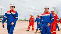 Bahlil Kunjungi Pertamina Hulu Rokan di Riau