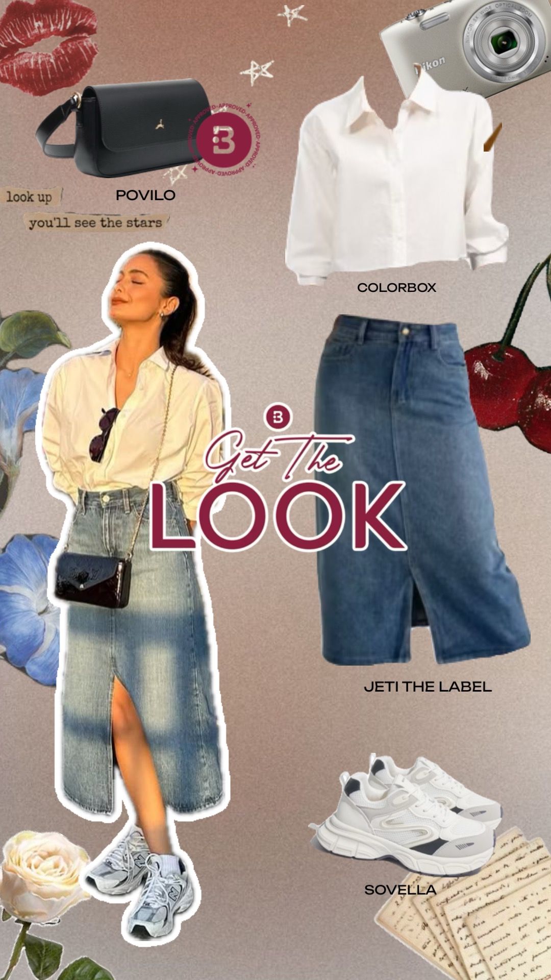 Get The Look: Ide OOTD dengan Denim Skirt ala Amanda Rawles, Simpel tapi Tetap Stylish!