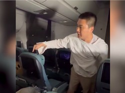Penerbangan Tegang, Penumpang Marah-marah Mau Rebahkan Kursi Full