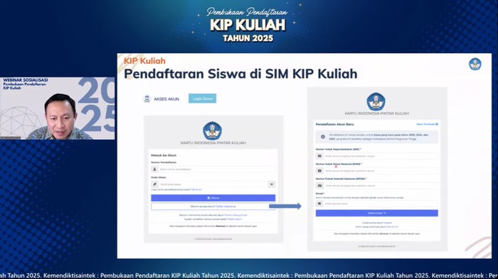 Proses pendaftaran akun KIP Kuliah 2025. Proses pendaftaran akun KIP Kuliah 2025.