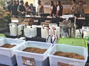 Pabrik Narkoba Terbesar di Jabar Dibongkar, Barang Bukti Rp 350 M Disita