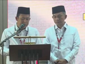 KPU Tetapkan Bambang-Junaidi Jadi Bupati dan Wabup Muaro Jambi Terpilih