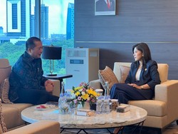 Bahas Masalah Blank Spot di NTB, Iqbal Temui Meutya Hafid di Jakarta