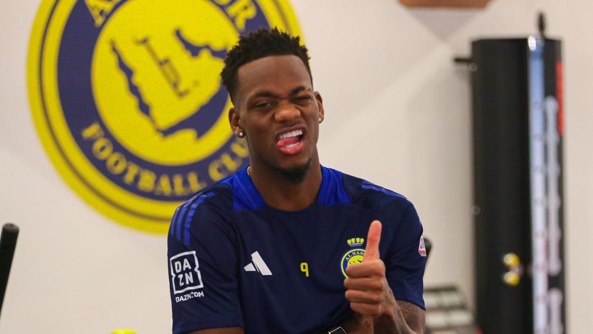 Penyerang anyar Al Nassr, Jhon Duran. (Foto: Twitter @AlNassrFC)
