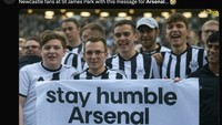 Meme ini sudah sangat mewakili para suporter rival Arsenal. (Foto: Twitter)