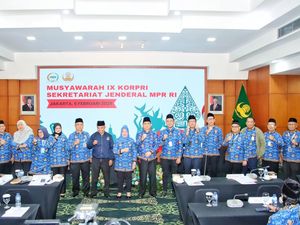 Siti Fauziah Terpilih Jadi Ketua Dewan Pengurus Korpri Setjen MPR RI