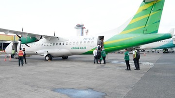 Kronologi Pesawat Citilink Pecah Bank Usai Lepas Landas di Halim
