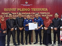 KPU Parepare Tetapkan Tasming-Hermanto Jadi Walkot dan Wawalkot Terpilih
