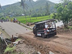 Akses Jalan Wera-Kota Bima Sudah Bisa Dilewati Motor dan Mobil