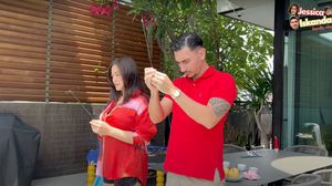 7 Foto 1 Bulanan Baby Hagia Putri Jessica Iskandar, Ikuti Tradisi Adat China