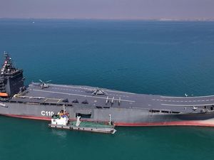 Penampakan Kapal Induk Pengangkut Drone Pertama Milik Iran Penampakan Kapal Induk Pengangkut Drone Pertama Milik Iran