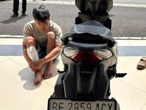 Abdullah Pelaku Curanmor di Bandar Lampung Ditembak, 2 Komplotan Kabur