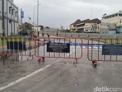 Banjir Menerjang, 1 Ruas Jalan di Simpang Joglo Solo Ditutup