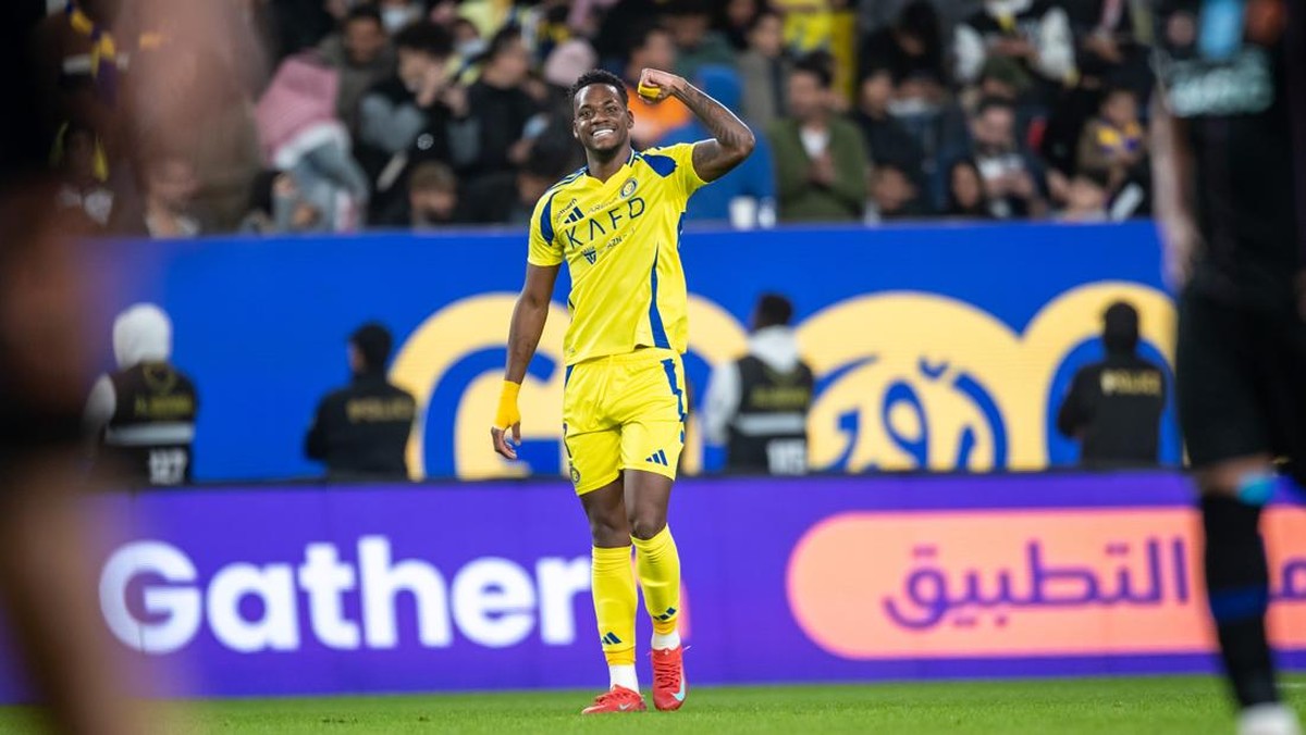 Debut Jhon Duran di Liga Arab Saudi. (Foto: Twitter @SPL)