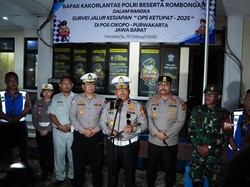 Kakorlantas Polri Tinjau Kesiapan Jalur Mudik Jelang Lebaran 2025