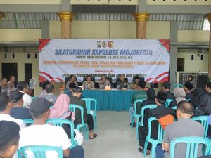 Kapolres Mojokerto Safari ke 14 Kecamatan, Ajak Masyarakat Jaga Keamanan