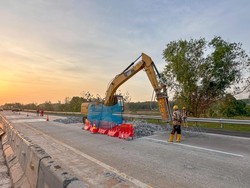 Persiapan Mudik Lebaran, Astra Tol Cipali Perbaiki Jalan di KM 110-188