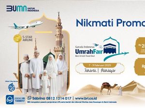 Rencana Umrah Jadi Lebih Nyaman & Hemat, Cek Promo BRI di GUTF 2025! Rencana Umrah Jadi Lebih Nyaman & Hemat, Cek Promo BRI di GUTF 2025!