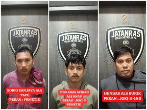 Trio Maling yang Dikejar Emak-emak di Depok Ditangkap, Ini Tampangnya