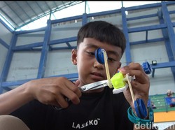 Keren! Kompetisi Robotika Karang Taruna Lamongan Diikuti Ratusan Siswa SD