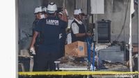 Labfor Sisir Lokasi Kebakaran Kementerian ATR/BPN