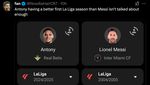 Meme Antony Bersinar di LaLiga, Messi Sih Lewat!