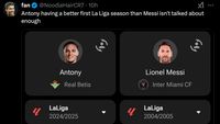 Meme Antony Bersinar di LaLiga, Messi Sih Lewat!