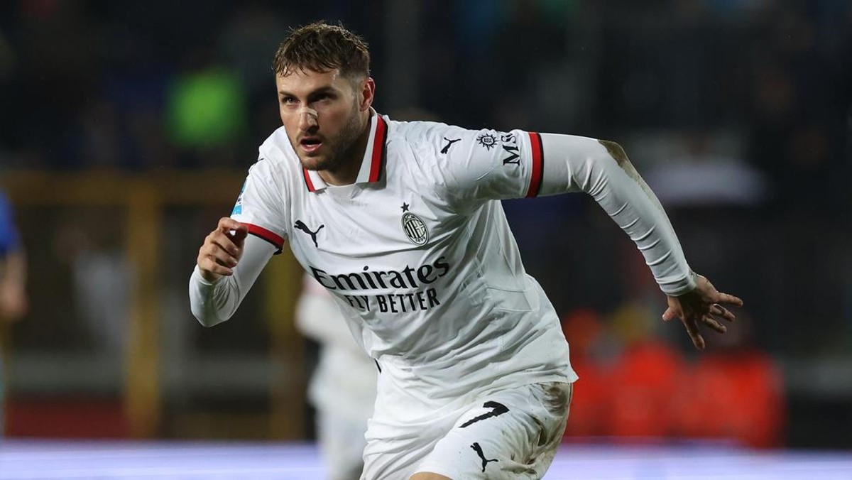 Santiago Gimenez debut di Liga Italia. (Foto: AC Milan via Getty Images/Claudio Villa)