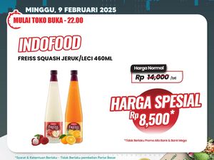 Aneka Sirup Banting Harga di Transmart Full Day Sale, Bisa buat Stok Buka Puasa