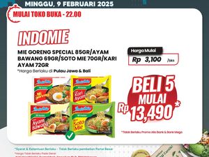 Borong 5 Bungkus Mi Instan di Transmart Full Day Sale Murah Banget, Cuma Rp 13 Ribuan