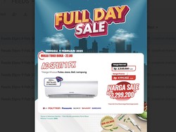 AC Split 1 PK Rp 3 Jutaan Saja di Transmart Full Day Sale