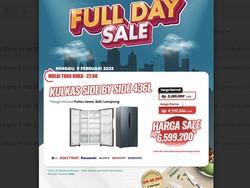 Kulkas Side by Side 436L Murah di Transmart Full Day Sale, Ini Harganya
