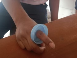 Jari Nyangkut di Tutup Galon, Siswa SMPN 6 Klaten Datangi Damkar