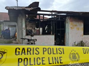 Rumah Permanen Terbakar di Pekanbaru, 1 Orang Tewas